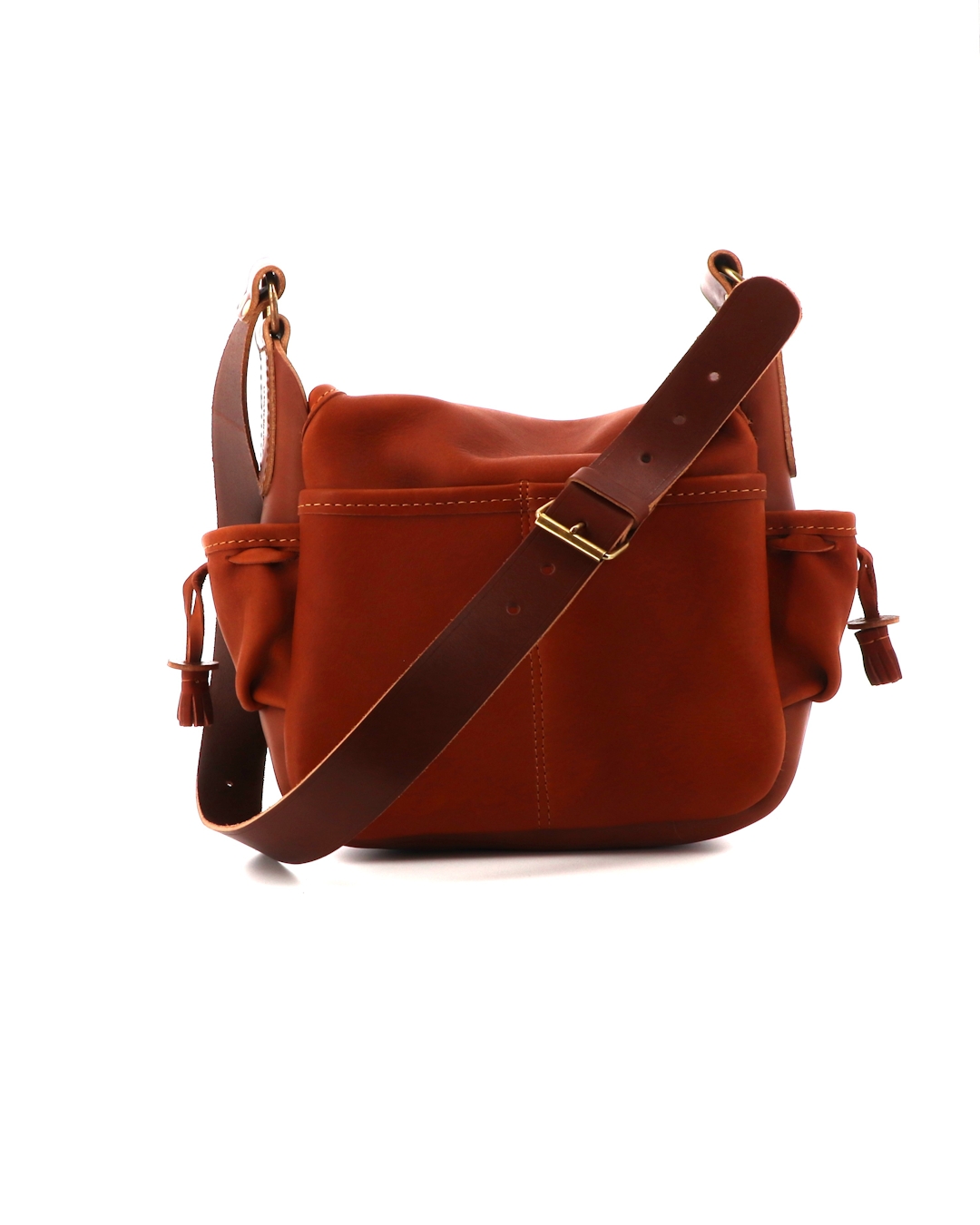 バッグ OUTIL / Shepherd's Bag(Le Sac du Berger) Sac du Berger n°4 large leather bag for men, made in France