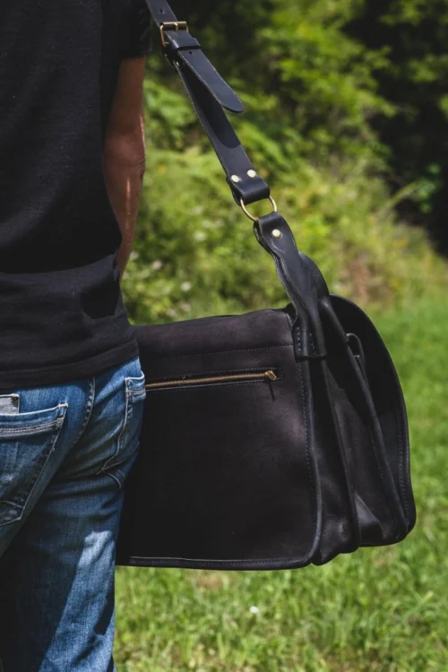 Besace à bandoulières pour homme
