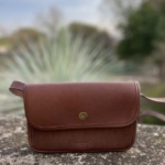 Sac en cuir marron