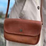 Sac en cuir fauve