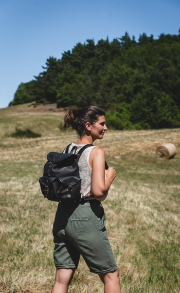 Sac rando en cuir pour femme