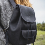 Petit sac à dos en cuir femme
