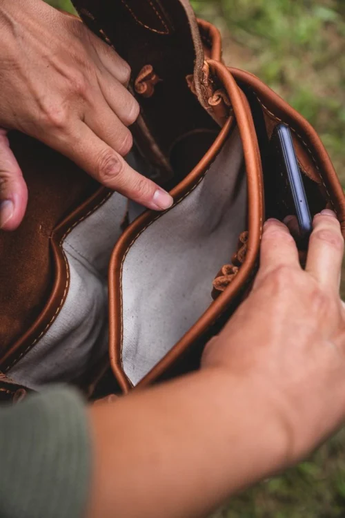 Leather goods made in France Le Sac du Berger