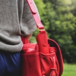 Sac en cuir rouge Le Sac du Berger