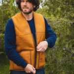 Gilet Peau lainée