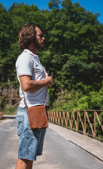 Pochette en cuir