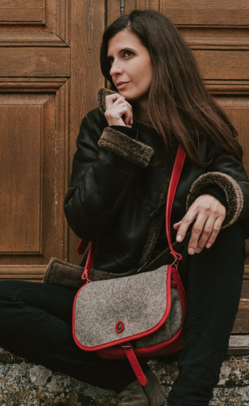 Sac du Berger City n°1 Laine et cuir