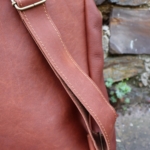 Sac à dos Larzac - Bandoulière du Sac en cuir artisanal