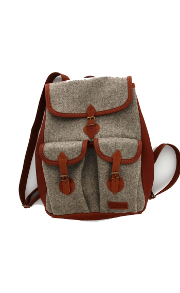 Sac à dos Larzac - Laine & Cuir