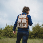 Sac à dos Larzac - cuir & laine