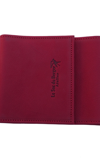 Portefeuille rouge Homme