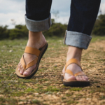 Sandales lanières en cuir Françaises