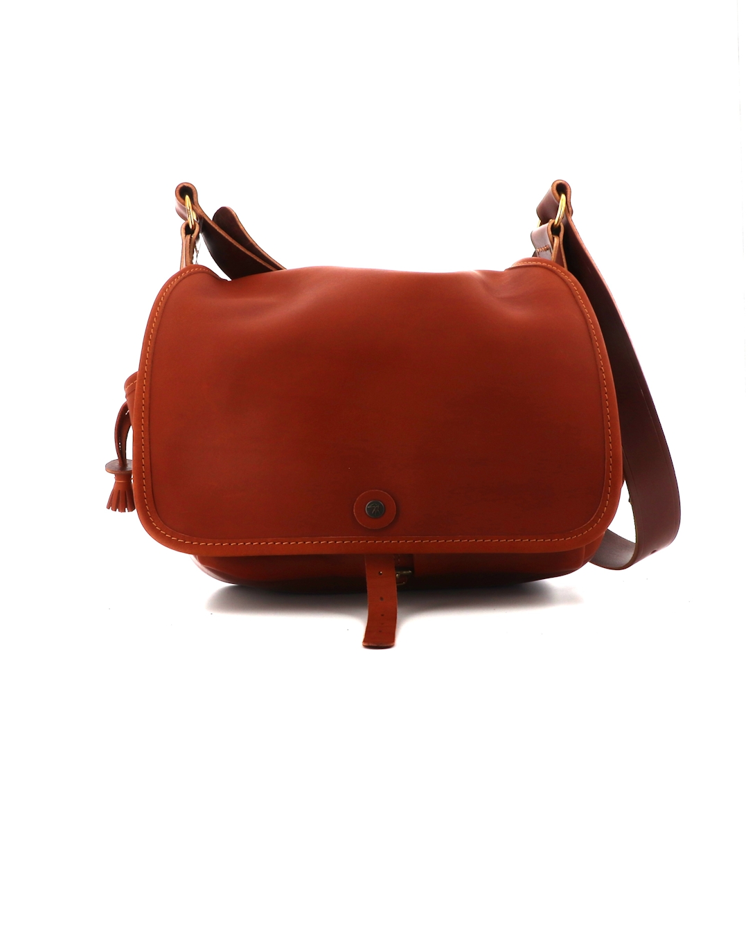 Sac du Berger n°4 large leather bag for men, made in France