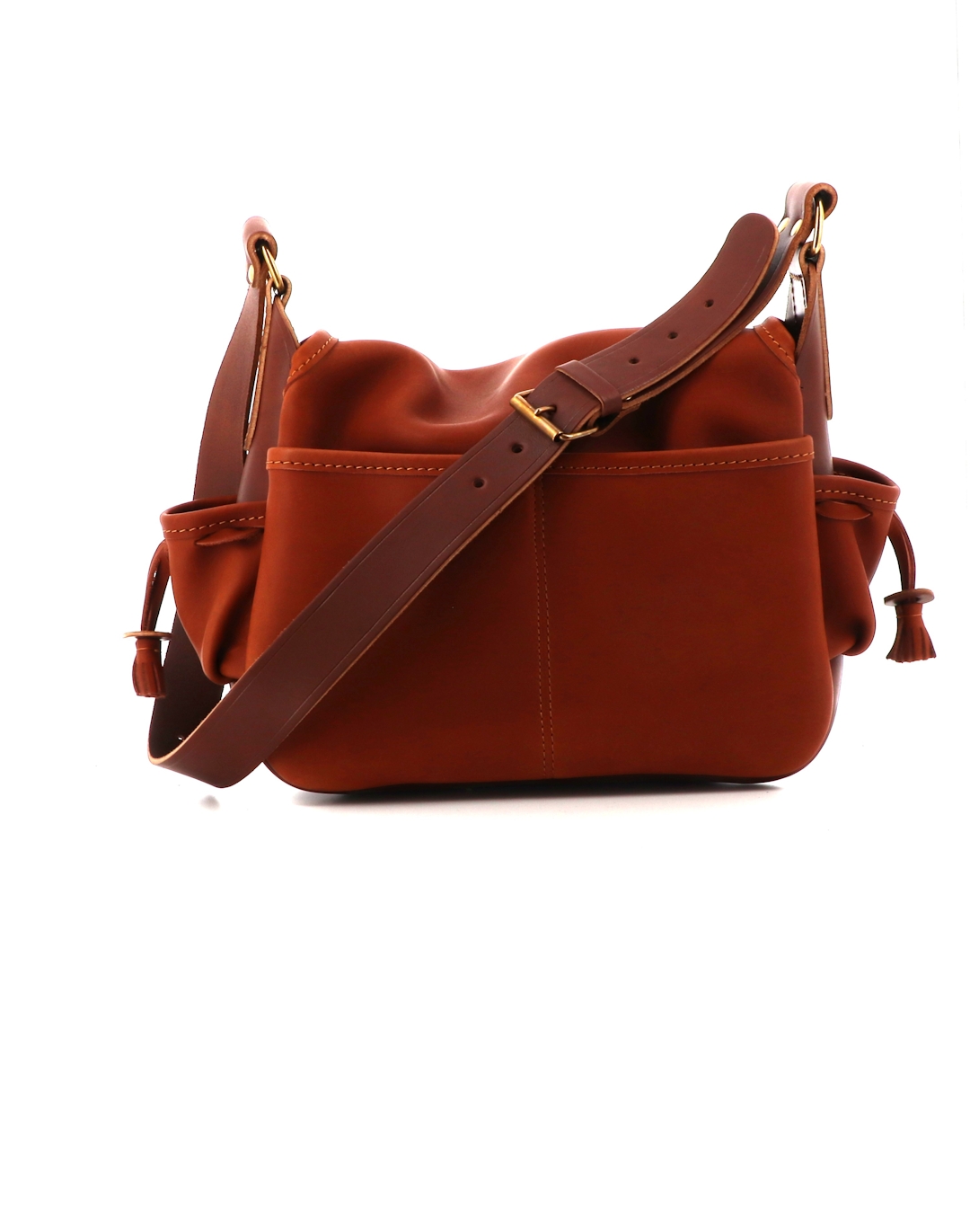 Sac du Berger n°4 large leather bag for men, made in France