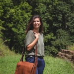 Besace n°1 - Sac en cuir artisanal teinte marron