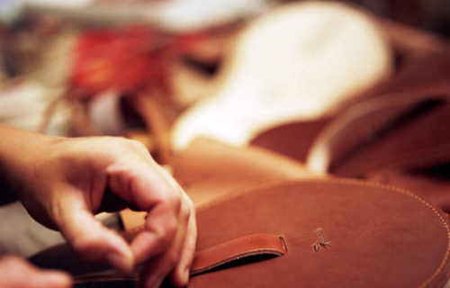 Fabrication française de sac en cuir
