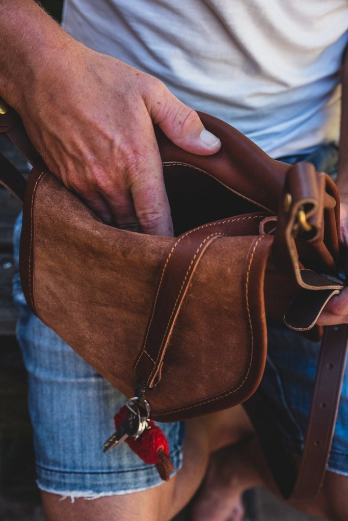 Trousse en cuir pour le travail et l'école - Le Sac du Berger