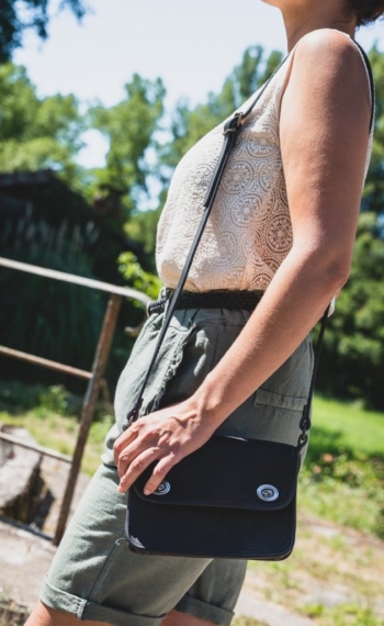 Pochette de ville en cuir