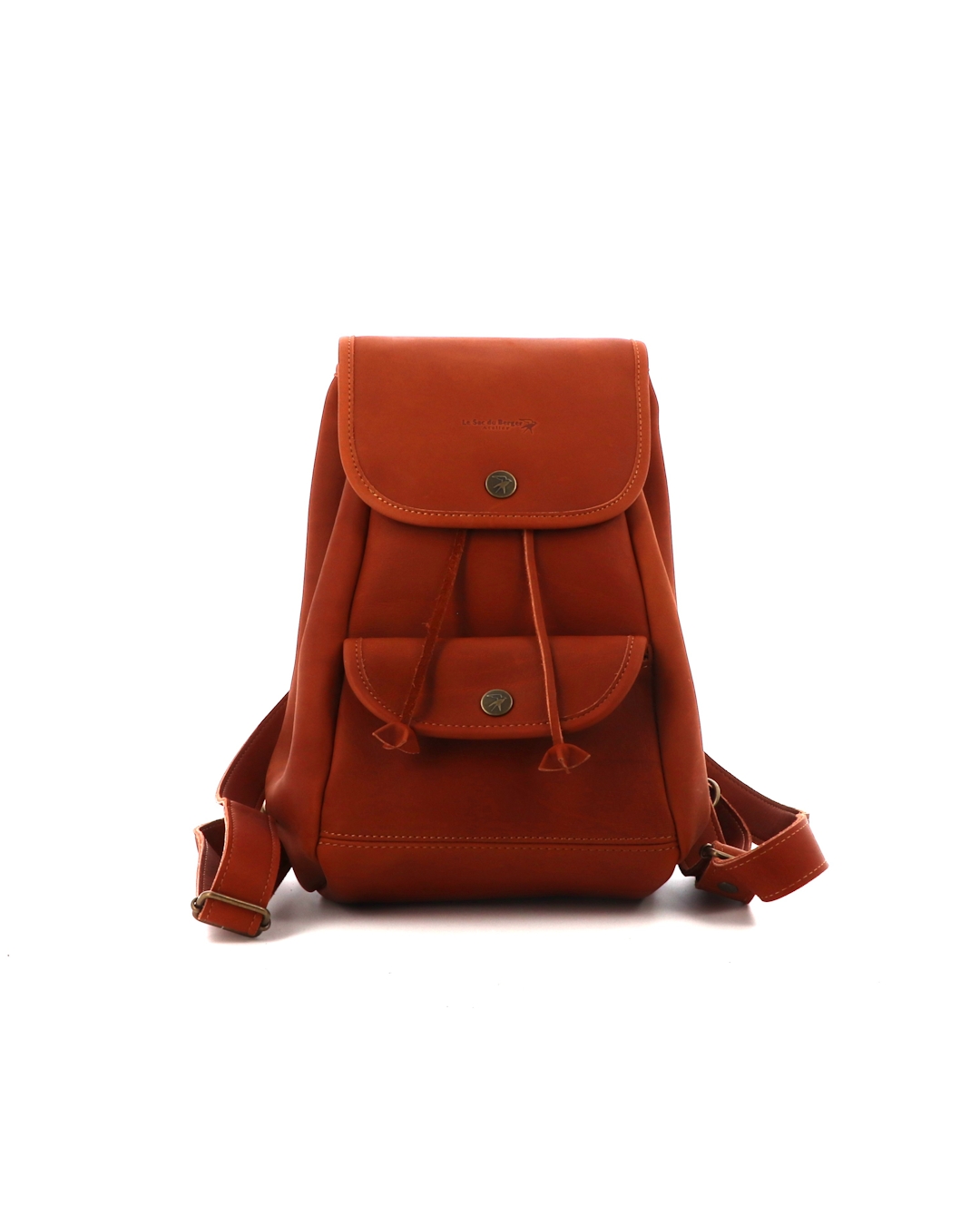 le sac de berger？　レザーリュック Women's backpack 100% cowhide leather made in France
