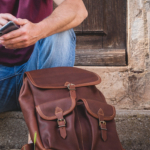 Sac à dos Larzac - Sac en cuir marron artisanal