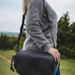 Sac du Berger noir n°2 en cuir