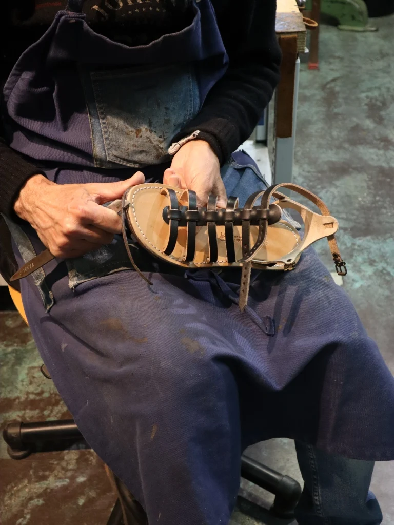 Chaussure en cuir